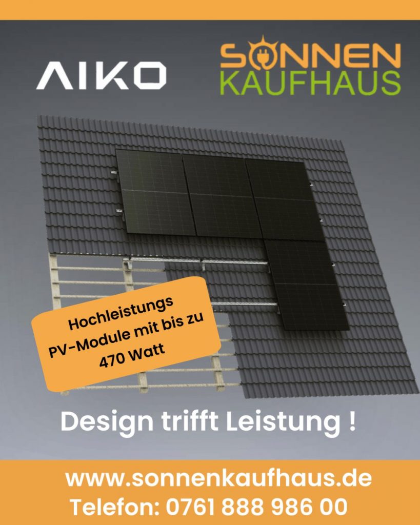 Aiko Solar Hochleistungsmodule für mehr CO2 Reduktion