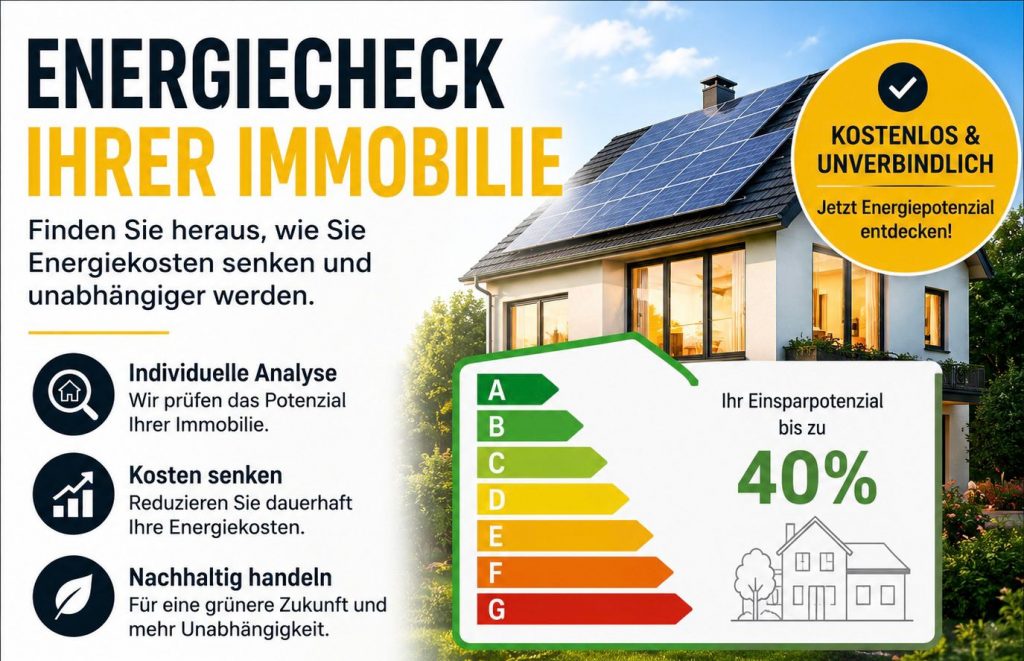kostenloser Energiecheck Ihrer Immobilie